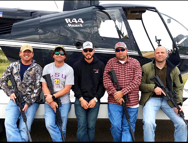 helicopter hog hunting